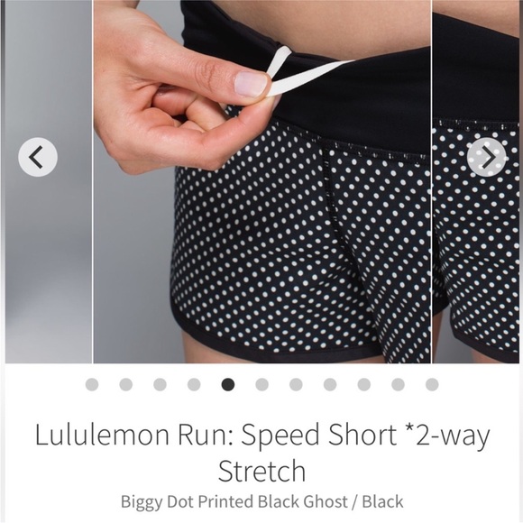 Lululemon speed short 2.5”,*LR, 2-Way Stretch, Size 4 - Picture 3 of 8